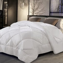 KING Size - 800GSM Microfibre Bamboo Quilt Cover - White