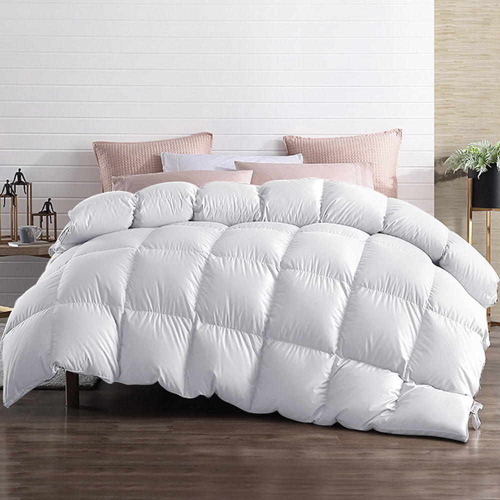 Cove 700GSM Goose Down Feather Quilt – Double