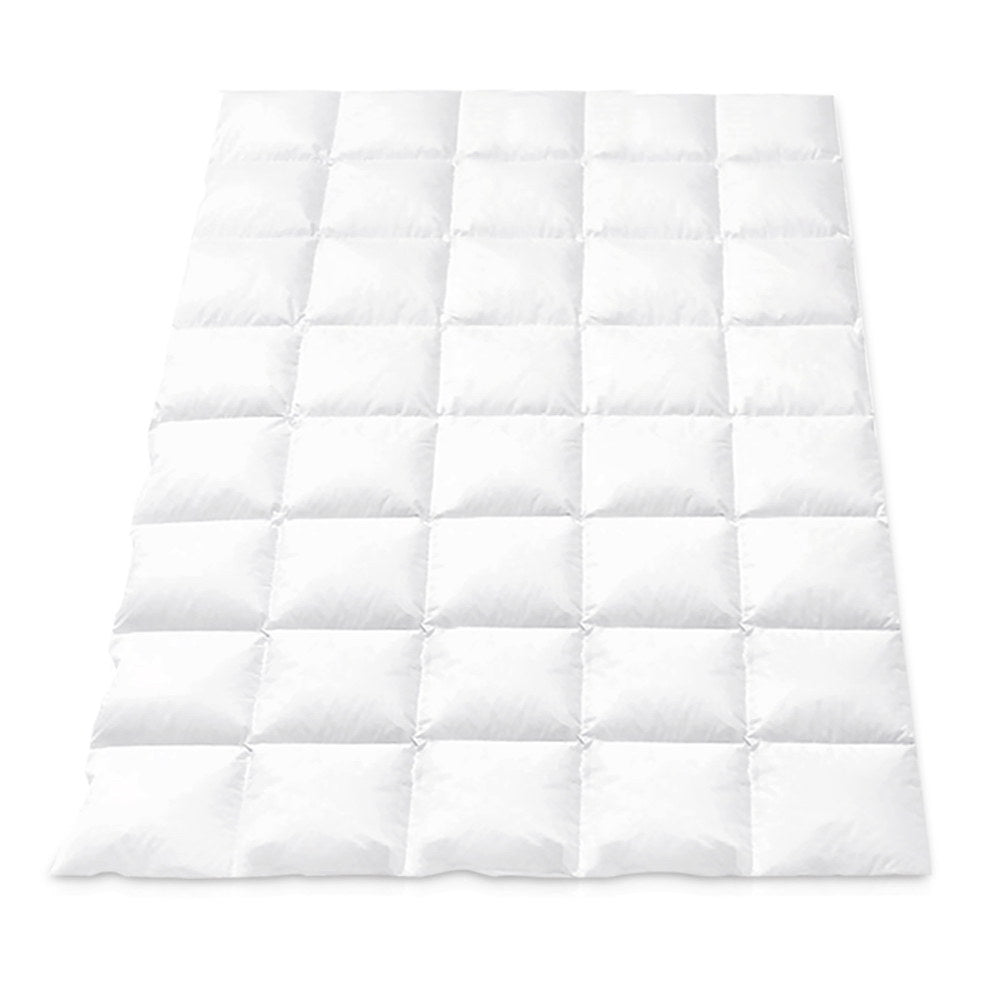 Linden 800GSM Goose Down Feather Quilt Winter Blanket Duvet Comforter – Single