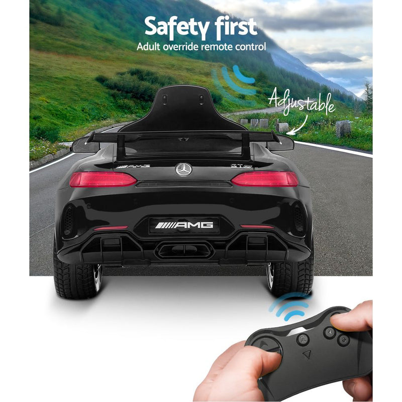 Mercedes-Benz AMG GTR Licensed Electric Ride On Car - Black