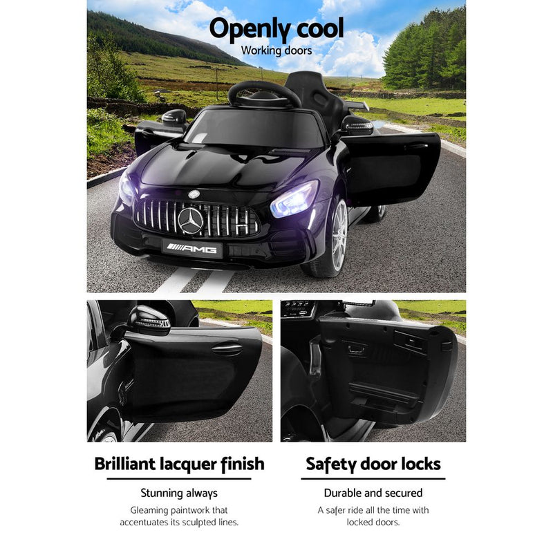 Mercedes-Benz AMG GTR Licensed Electric Ride On Car - Black