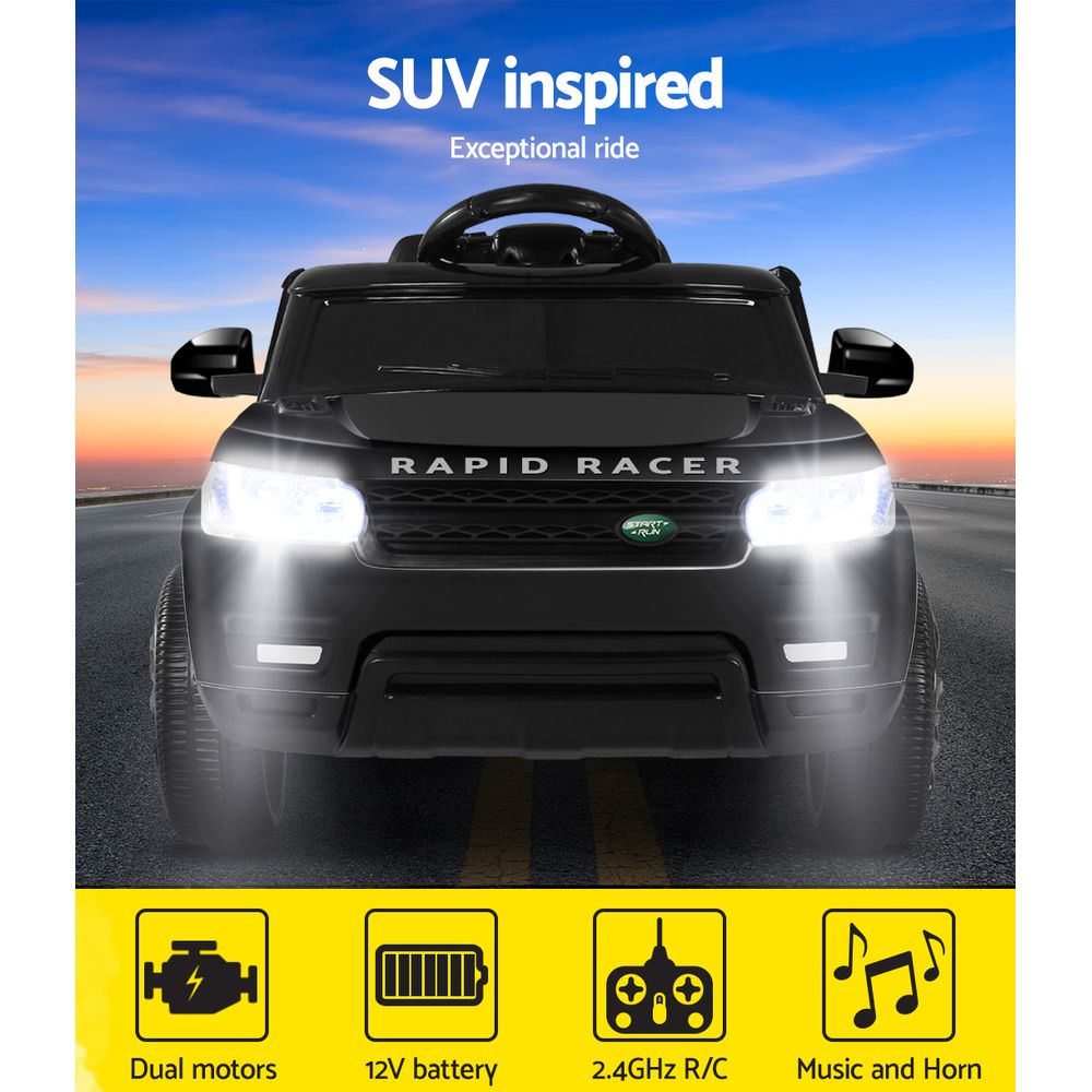 Ranger Electric Ride-On Car – Black – Range Rover Style