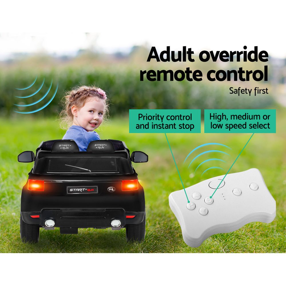 Ranger Electric Ride-On Car – Black – Range Rover Style