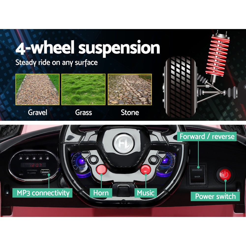 Stella Electric Ride-On Car – Pink – Range Rover Style