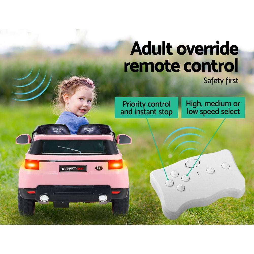 Stella Electric Ride-On Car – Pink – Range Rover Style