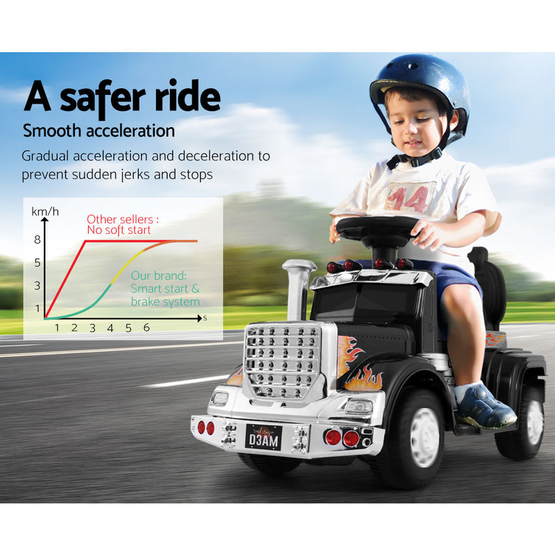 Electric Ride On Truck - Black
