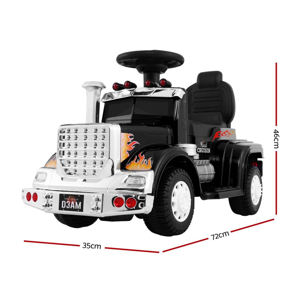 Falcon Electric Ride On Truck – Black – Kids