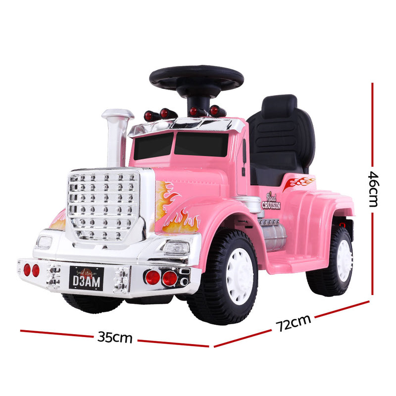 Electric Ride On Truck - Pink