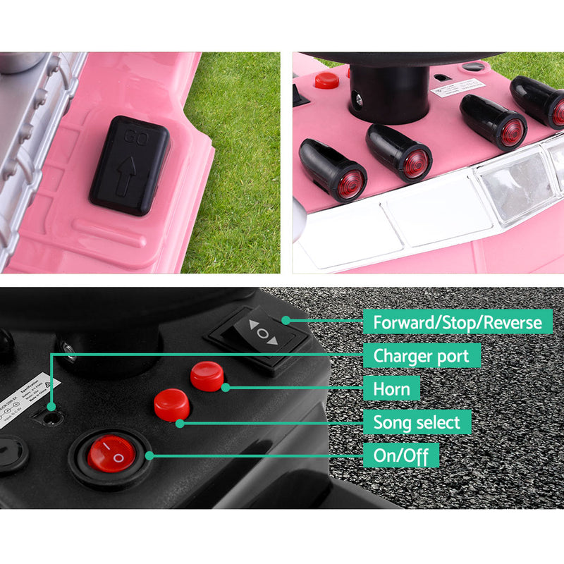 Electric Ride On Truck - Pink