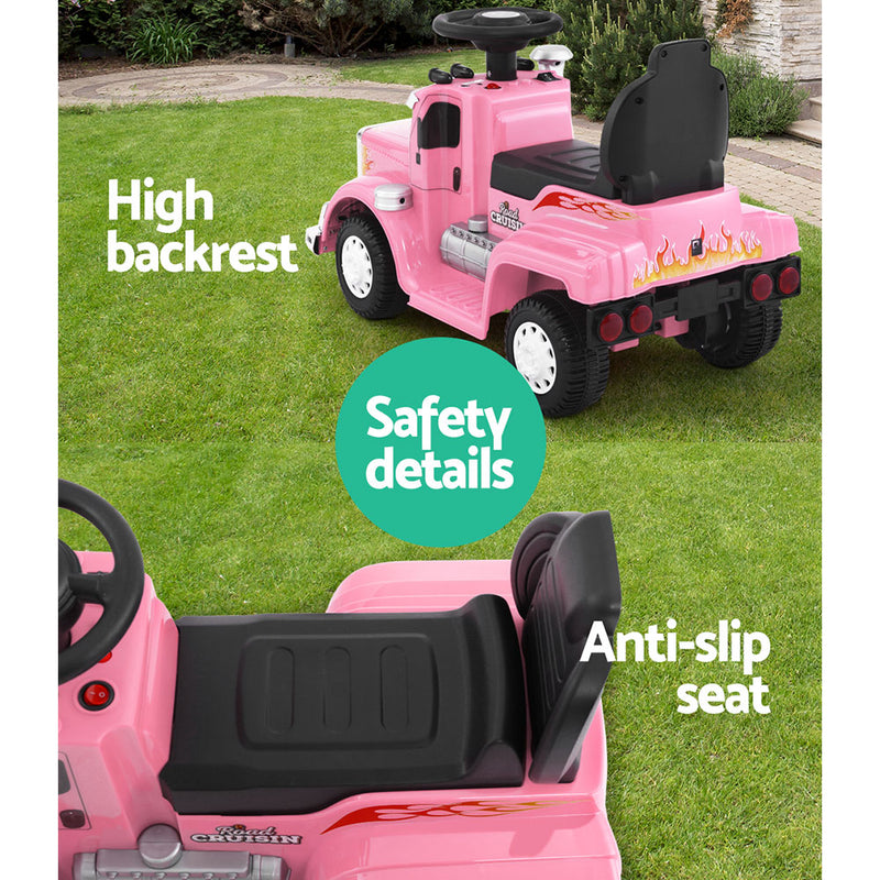 Electric Ride On Truck - Pink