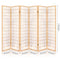 6 Panel Room Divider Screen - 261 x 179cm - Natural