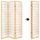 6 Panel Room Divider Screen - 261 x 179cm - Natural