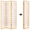 6 Panel Room Divider Screen - 261 x 179cm - Natural