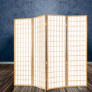 6 Panel Room Divider Screen - 261 x 179cm - Natural