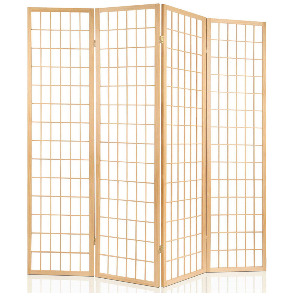 Karano 6 Panel Room Divider Screen – Natural – 261 x 179cm
