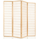 Karano 6 Panel Room Divider Screen – Natural – 261 x 179cm