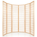 Karano 6 Panel Room Divider Screen – Natural – 261 x 179cm