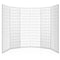 6 Panel Room Divider Screen - 261 x 179cm - White