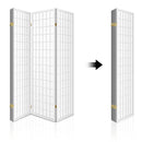 6 Panel Room Divider Screen - 261 x 179cm - White