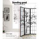 Takeshi Bamboo Room Divider – Black & White – 8 Panel