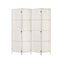 Artiss 4 Panel Room Divider Screen 163x170cm Woven White