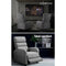 Fabric Recliner Armchair - Grey