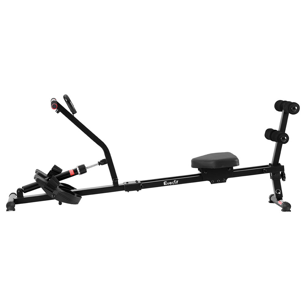 Serano Hydraulic Rowing Machine – Black – 12 Level Resistance