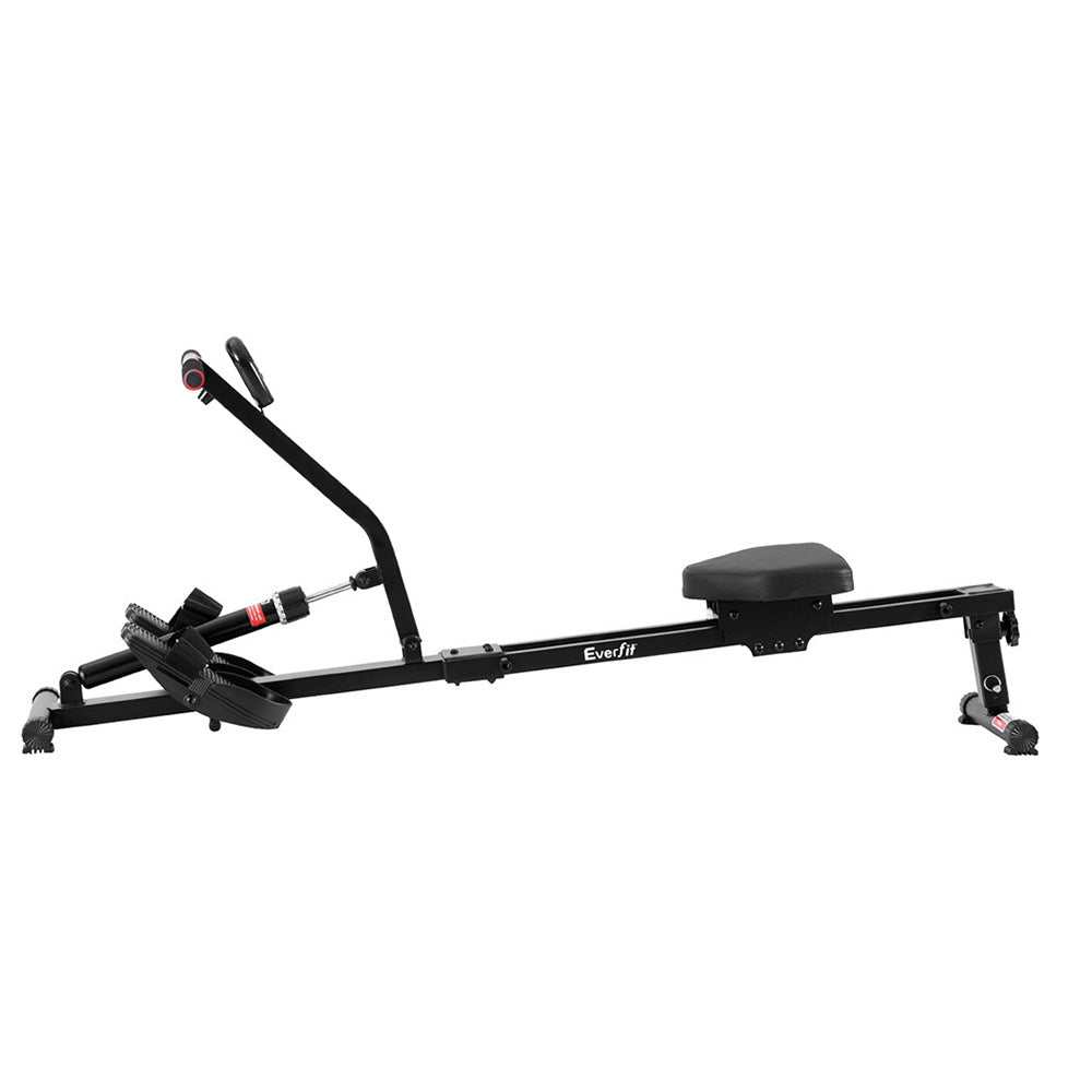 Halston Hydraulic Rowing Machine – Black – 12 Level Resistance