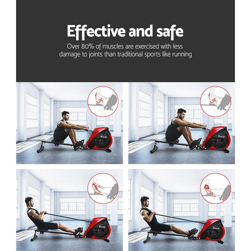 Vertex Rowing Machine – Elastic Rope System – Standard