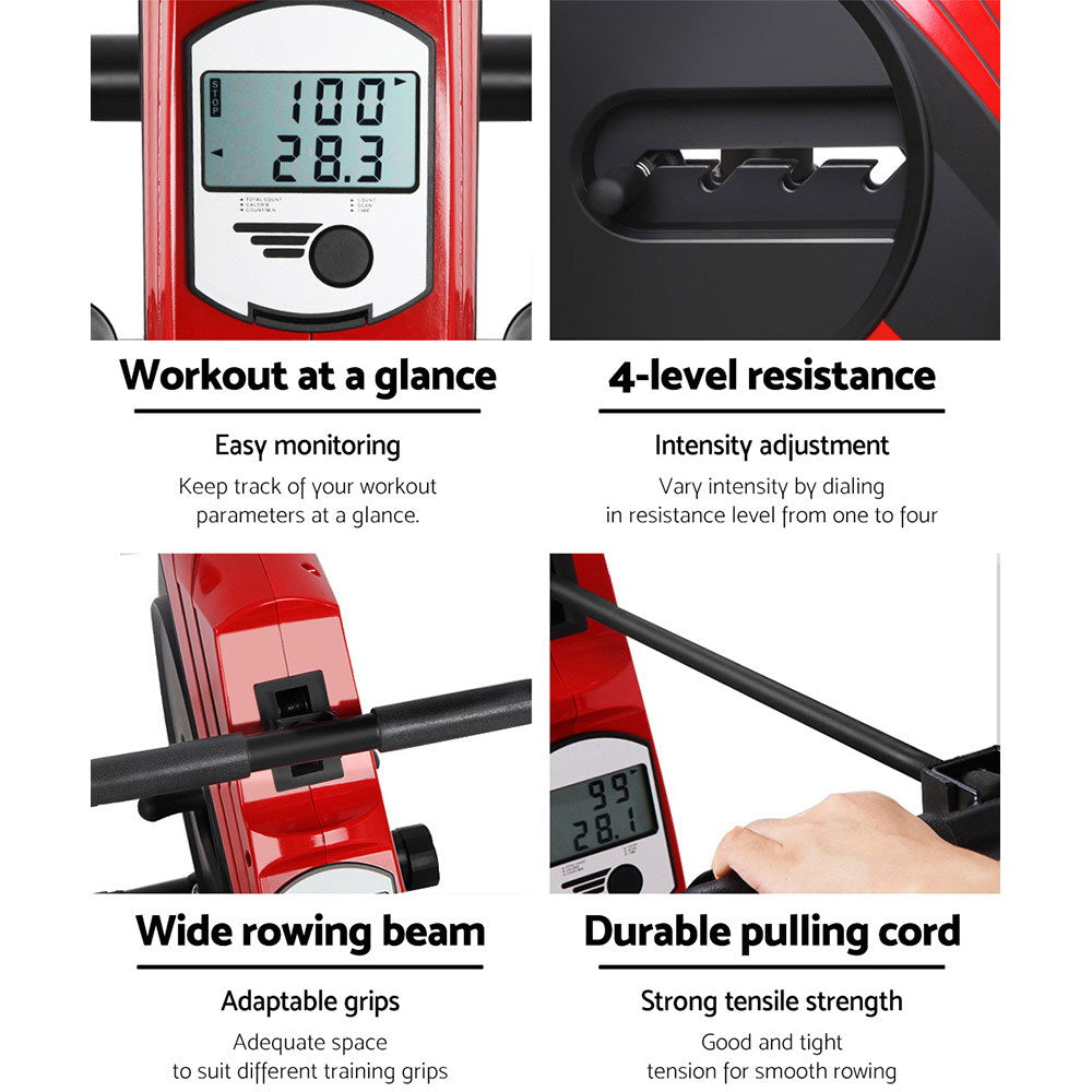 Vertex Rowing Machine – Elastic Rope System – Standard