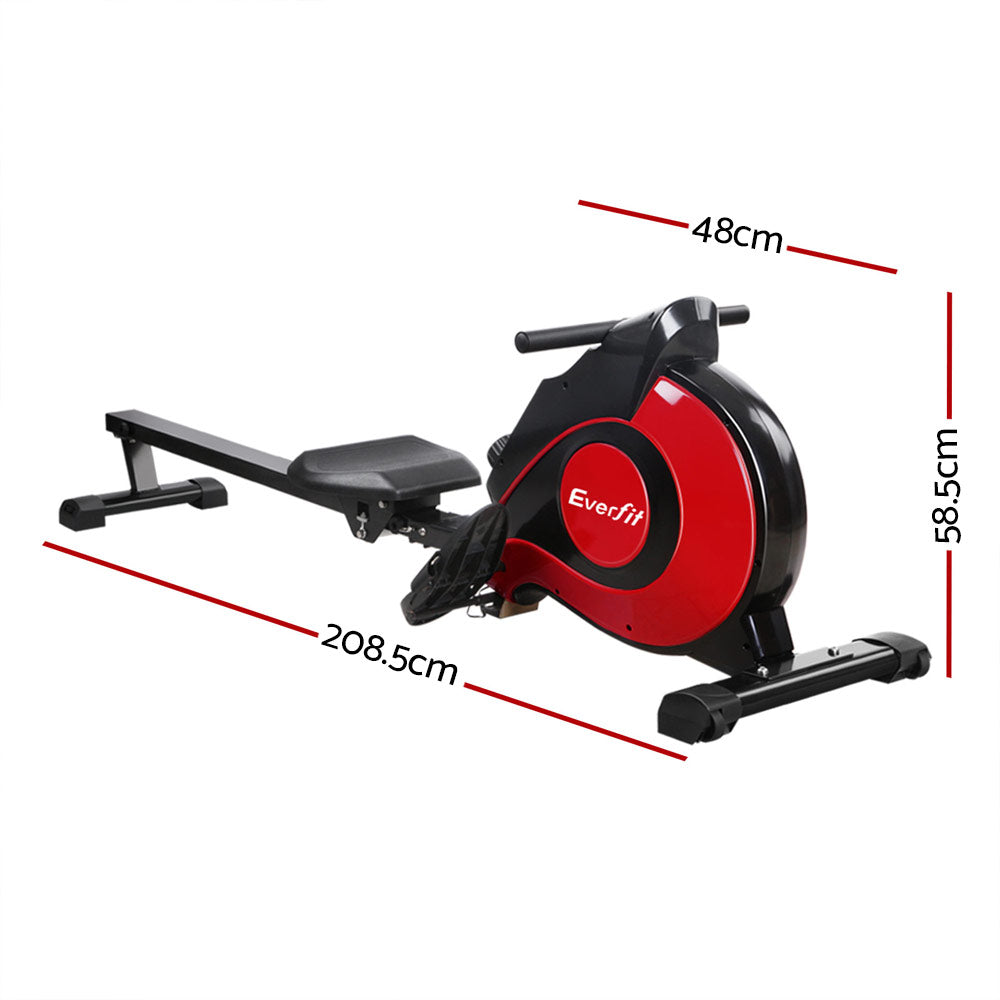 Kairos Magnetic Flywheel Rowing Machine – Red – Standard