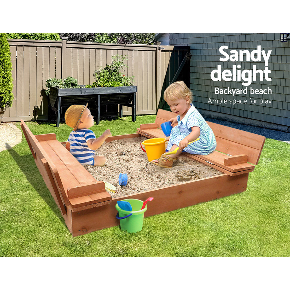 Kairo Wooden Sandbox – Natural – 90 cm