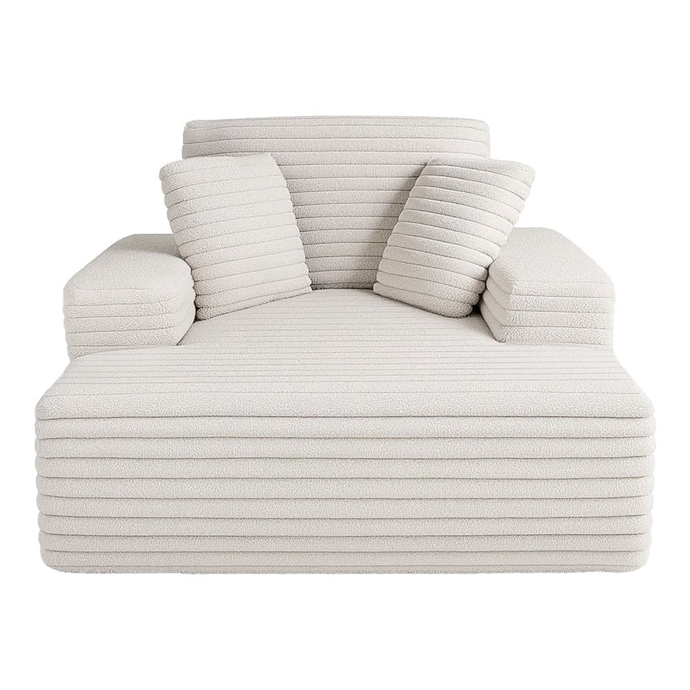 Celestia Convertible Sofa Bed – Beige – Single Seater