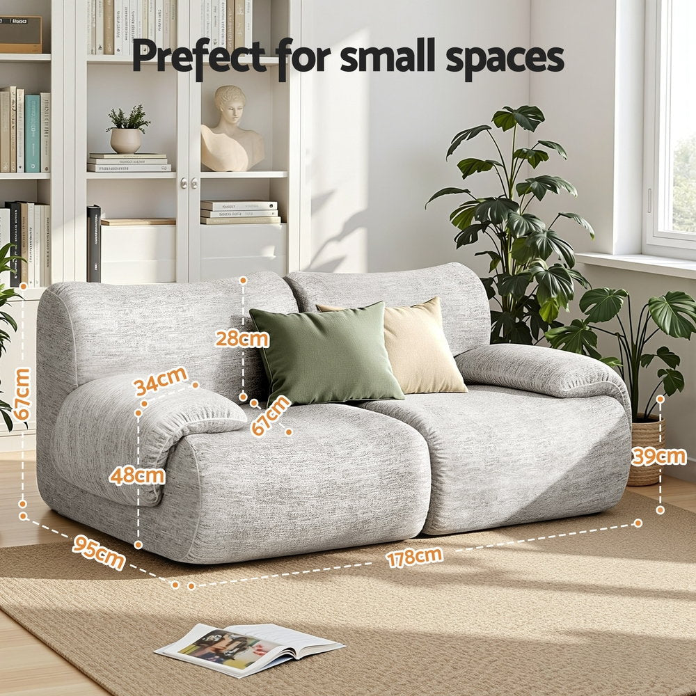 Arlo Modular Sofa – Grey – 2 Seaters