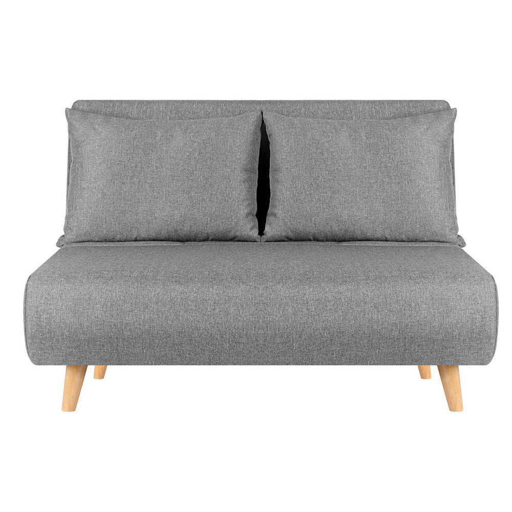 Dalton Convertible Sofa Bed – Grey – 2 Seaters