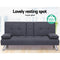 Fabric Sofa Bed - Dark Grey