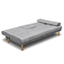 Linen Sofa Bed - Grey