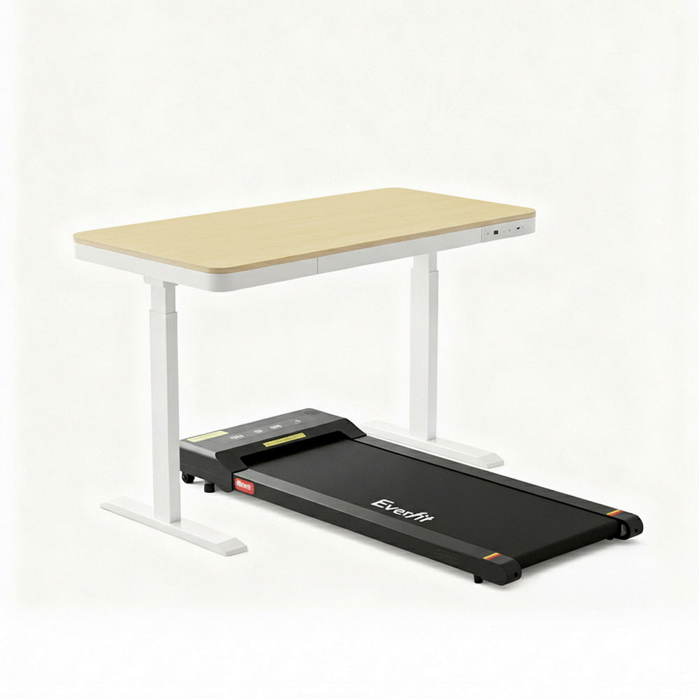 Electric Treadmill with 120cm Automatic Standing Desk Walking Pad 400mm