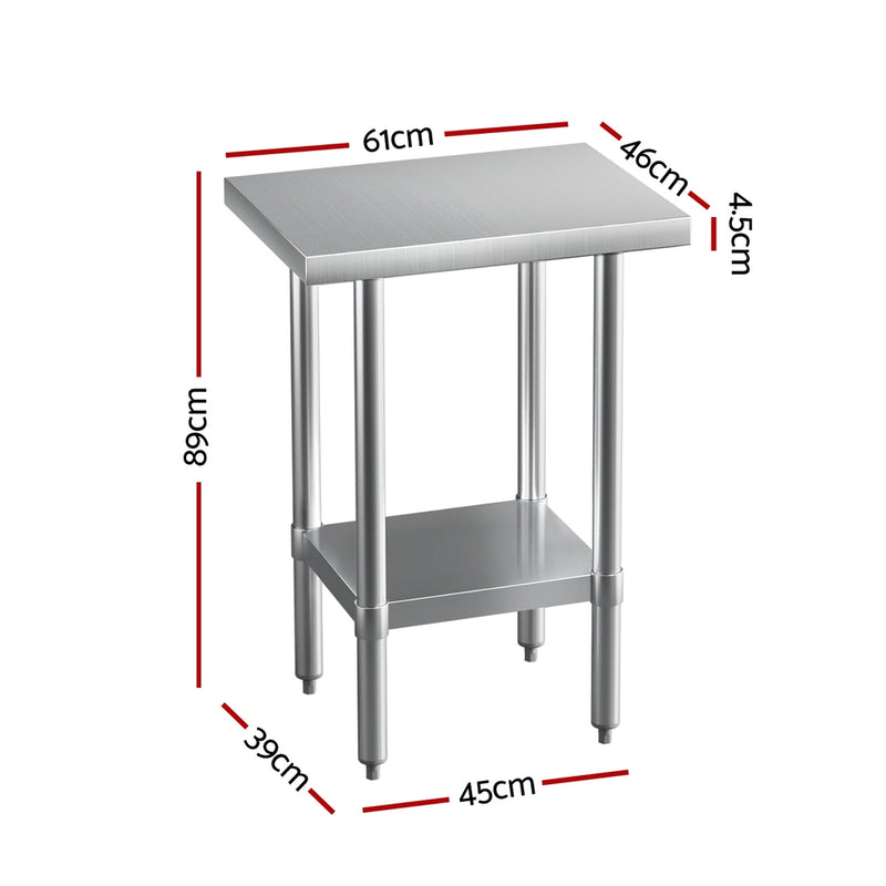 Stainless Steel Work Bench – 610x457mm