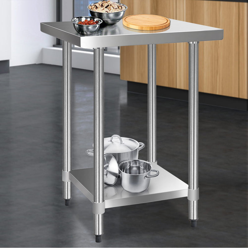Stainless Steel Kitchen Bench – 610x610mm