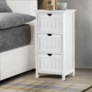 3 Drawer Storage Cabinet - White