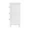 3 Drawers Vintage Bedside Table - White