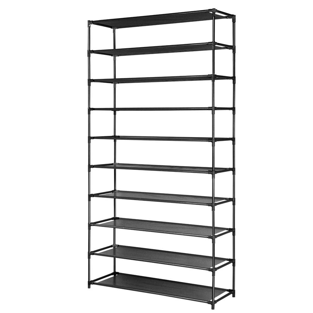 Stackwell Shoe Rack – Black – 10 Tier