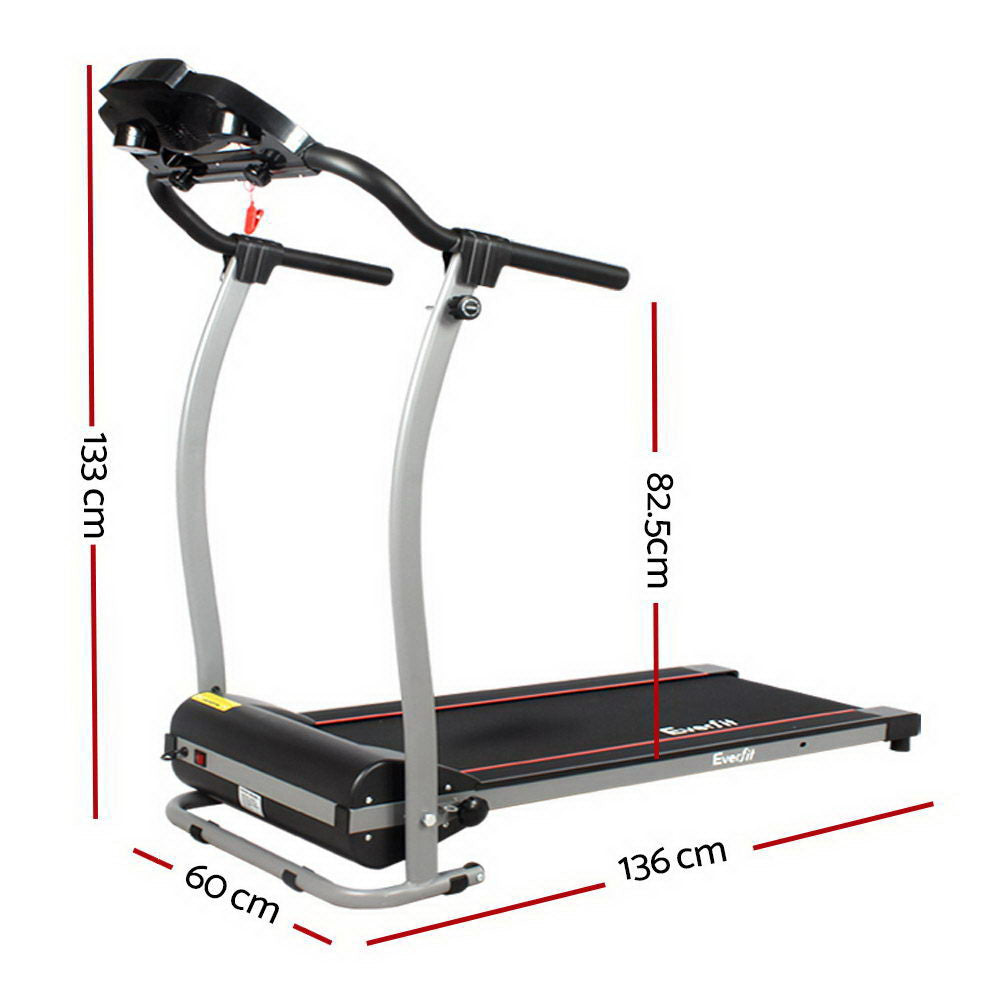 Alderon Electric Treadmill – Black – 340 mm