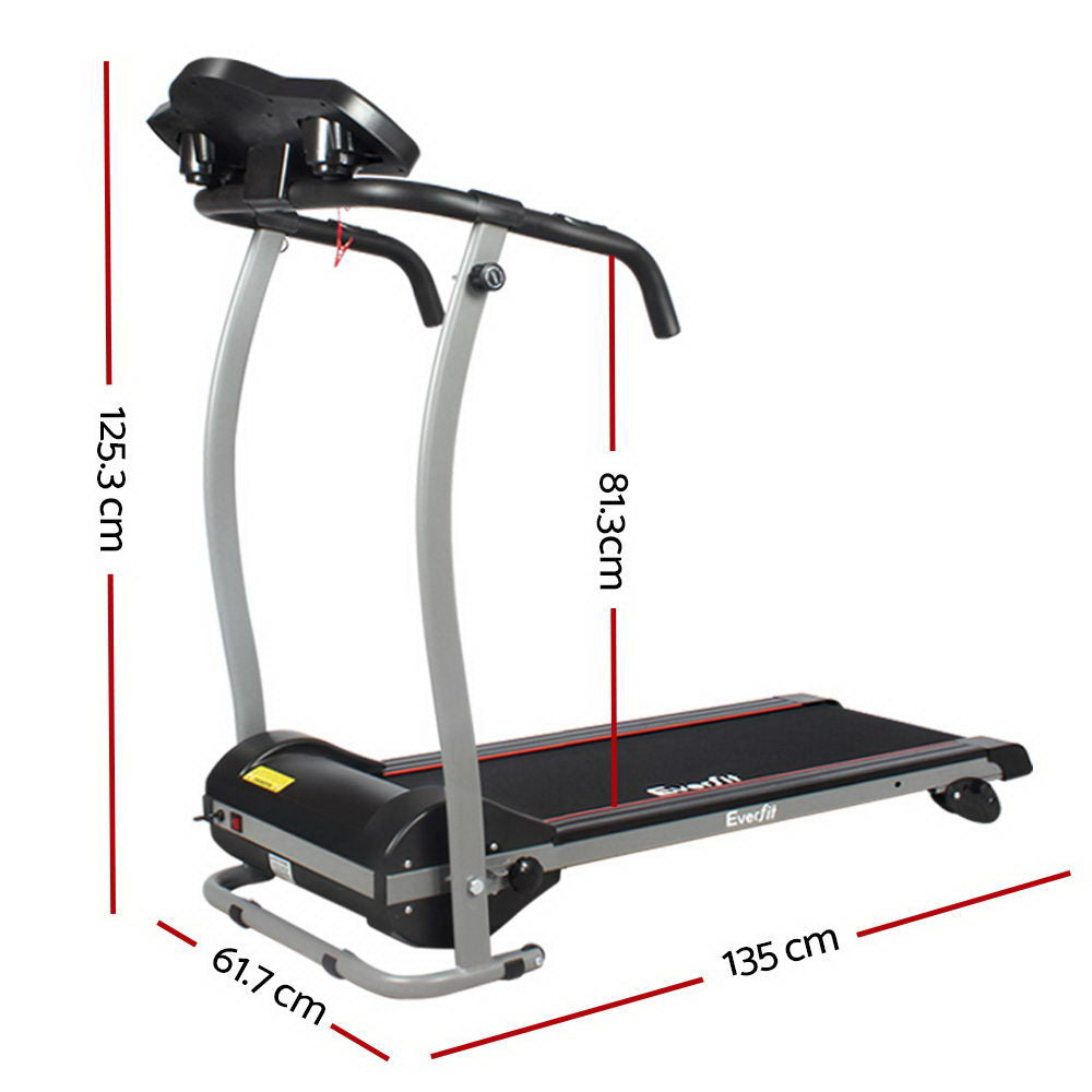 Kairo Electric Treadmill – Black – 360 mm