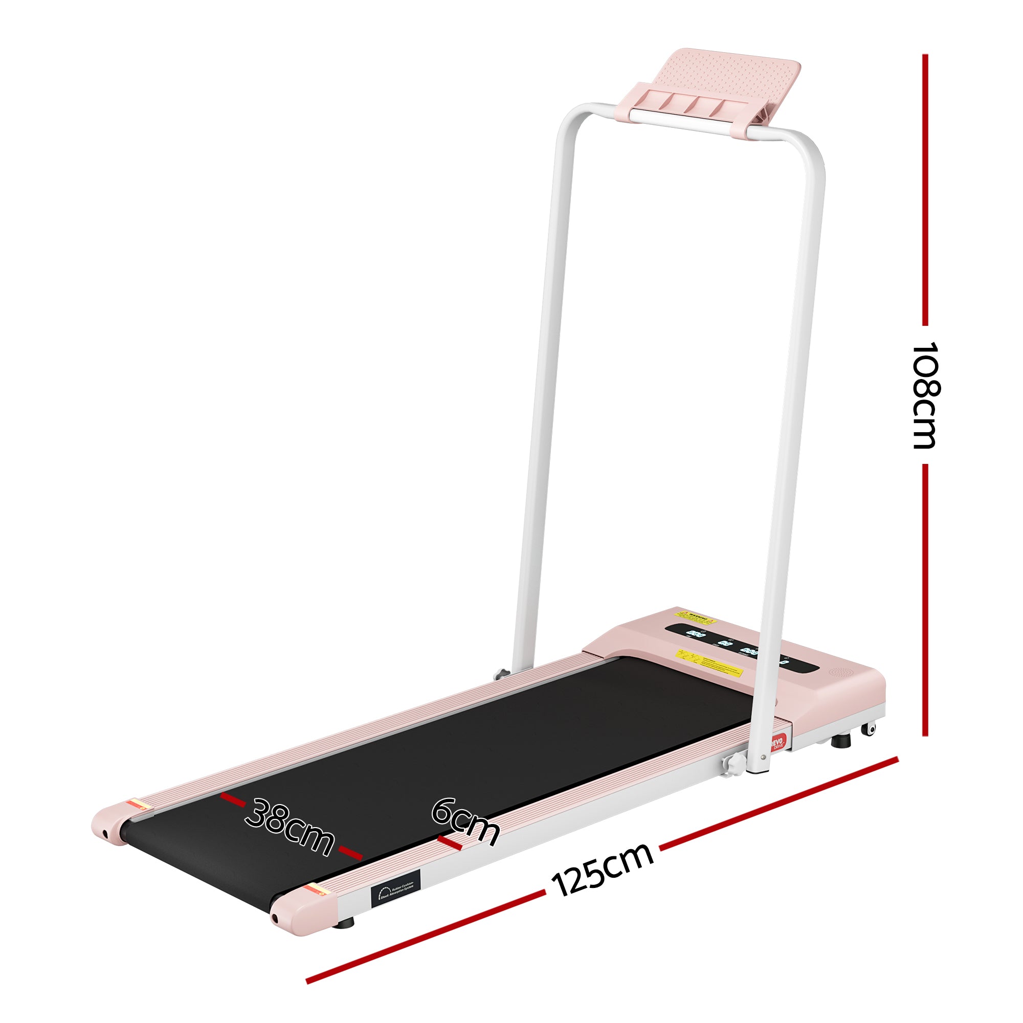 Nara Electric Walking Pad – Pink – 380 mm
