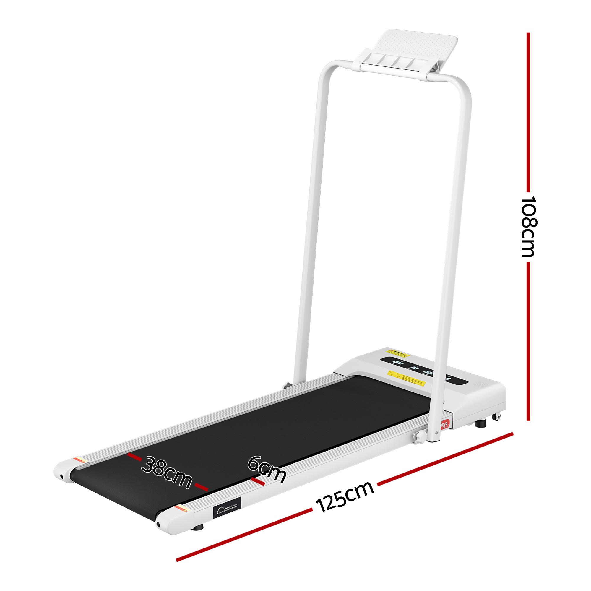 Nara Electric Walking Pad – White – 380 mm