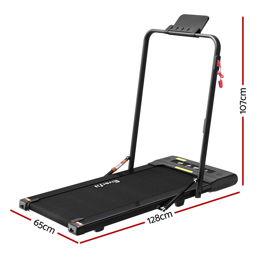 Morlen 2-in-1 Electric Walking Pad – Black – 400mm