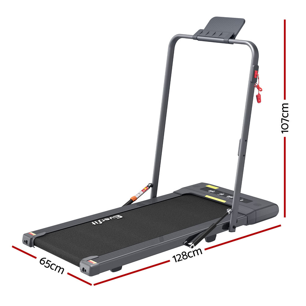 Morlen 2-in-1 Electric Walking Pad – Grey – 400mm