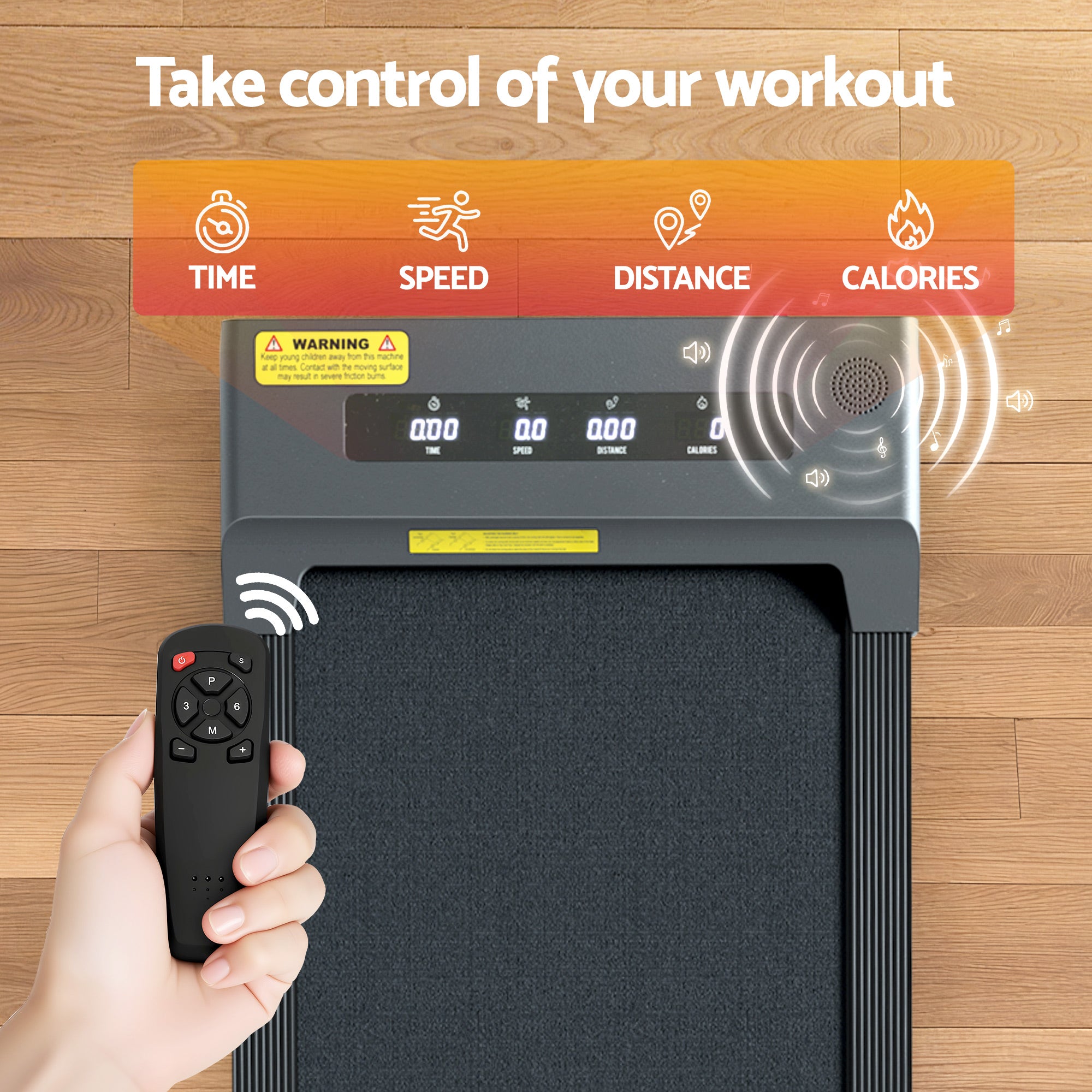 Callan Electric Walking Pad – Grey – 400 mm